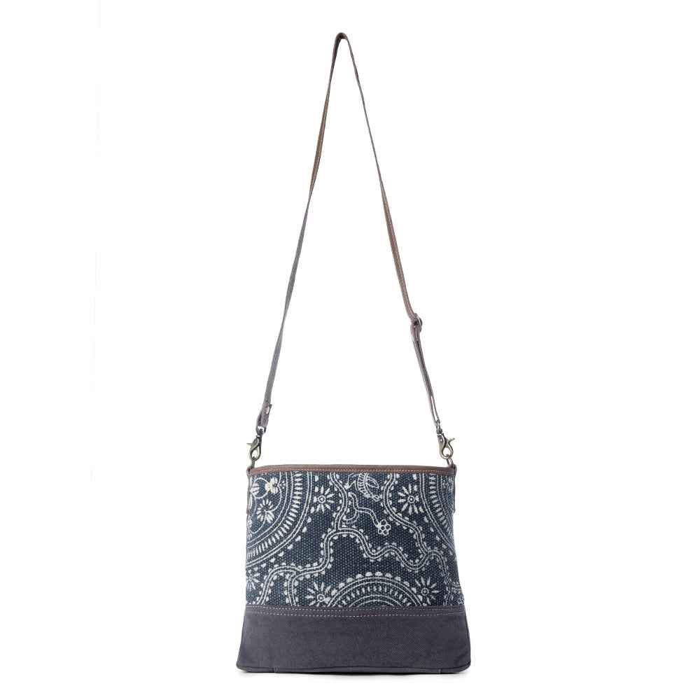Navy Kilim Shoulder Bag