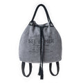 Myra Sel de Mer Bucket Backpack in Storm Grey