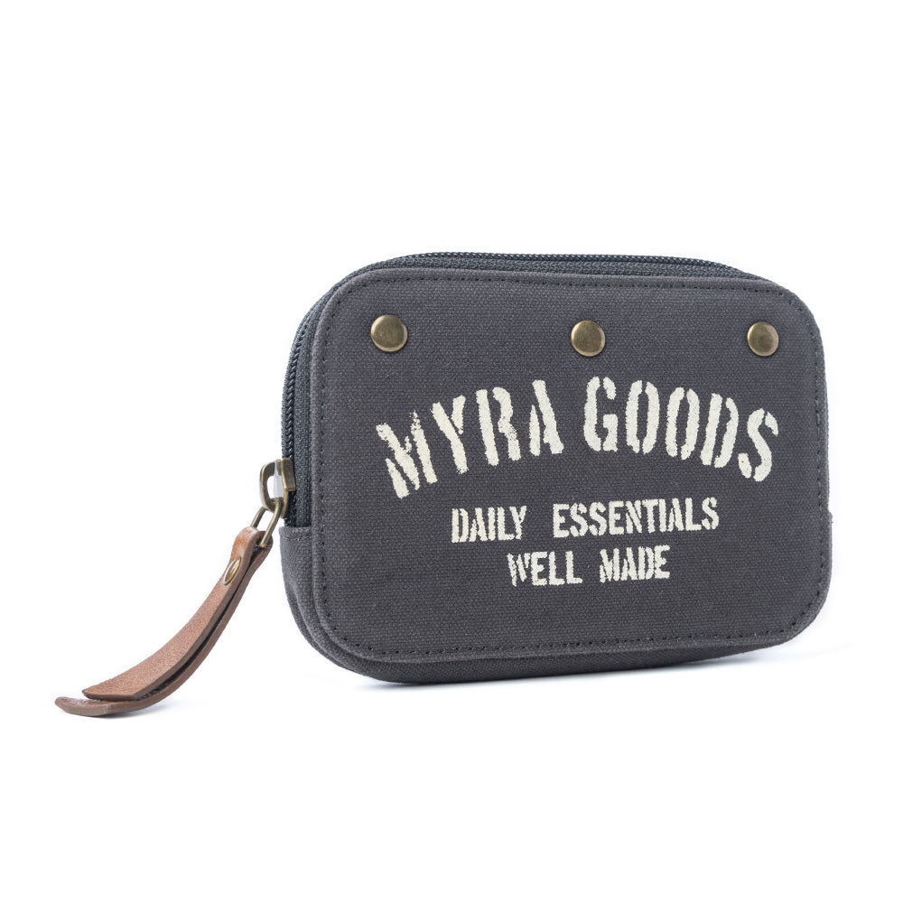 Myra Goods Raven Night Wallet in Smoky Ash