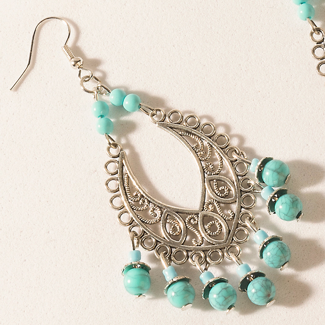 Myra Blue River Song Earrings in Navajo Sky