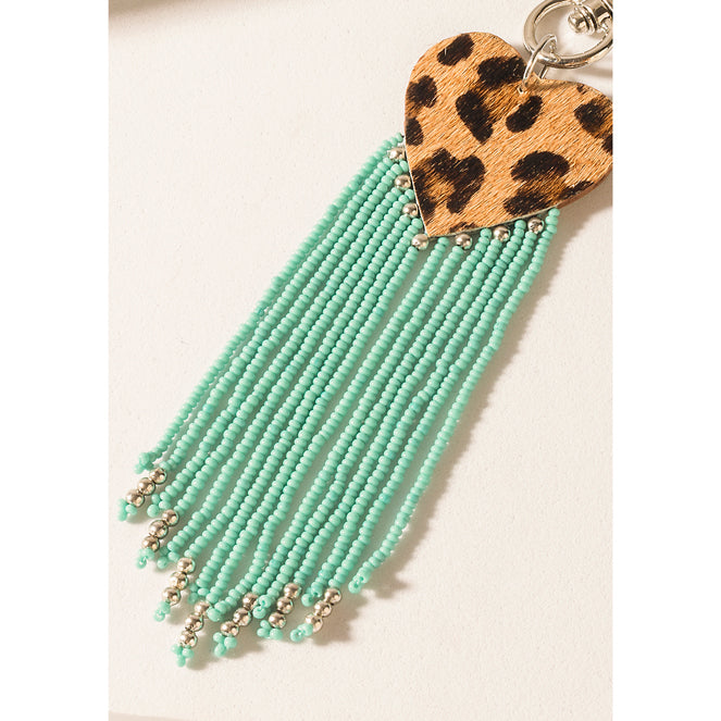 Myra Untamed Love Keychain in Mirage Aqua