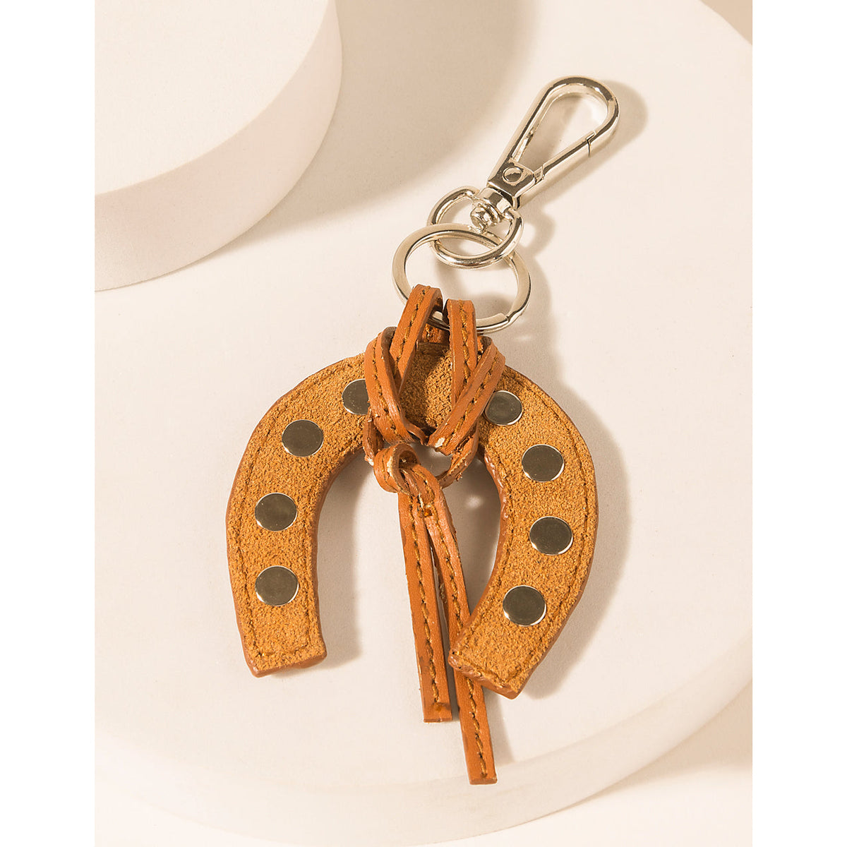 Myra Frontier Fortune Keychain in Mojave Brown