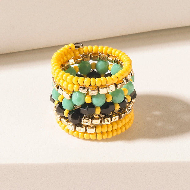 Myra Firefly Echo Ring in Golden Lagoon