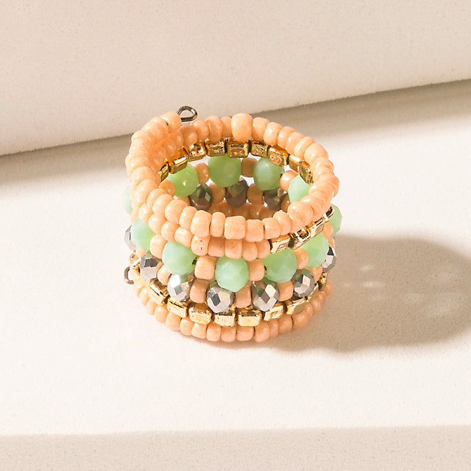 Myra Dune Whisper Ring in Sunlit Yellow