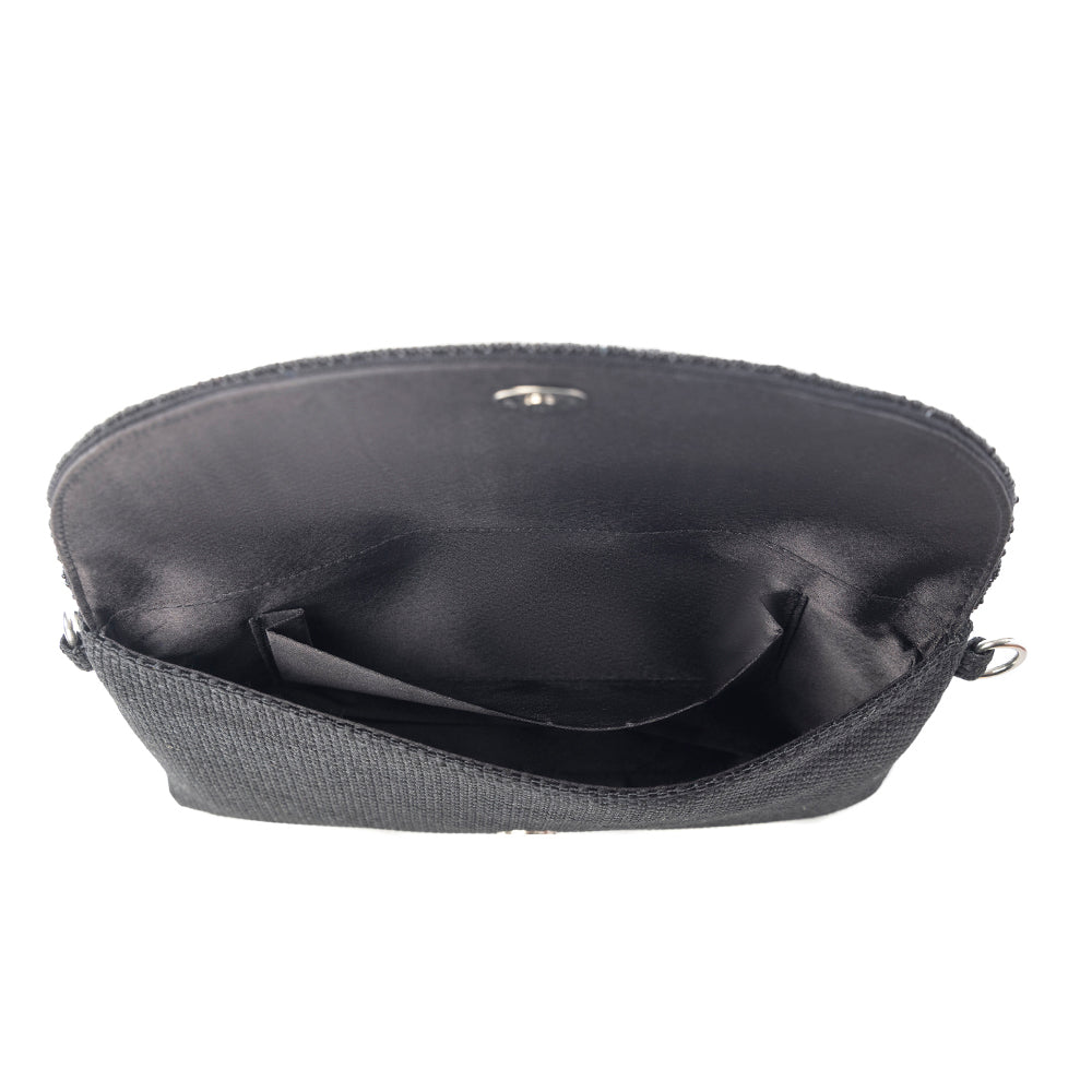 Myra Sahara Sky Crossbody Bag in Frosted Black