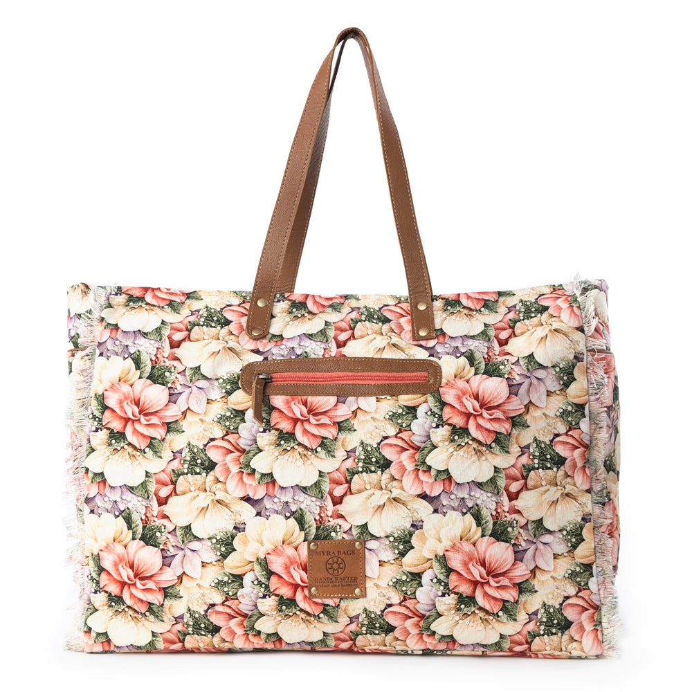 Myra Meadow Crest Weekender Bag in Floral Multi