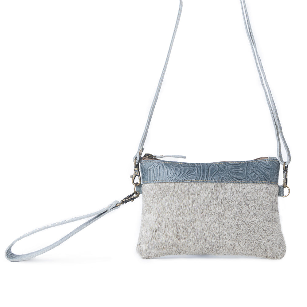 Myra Dust Creek Leather Belt Bag in Sage Mist