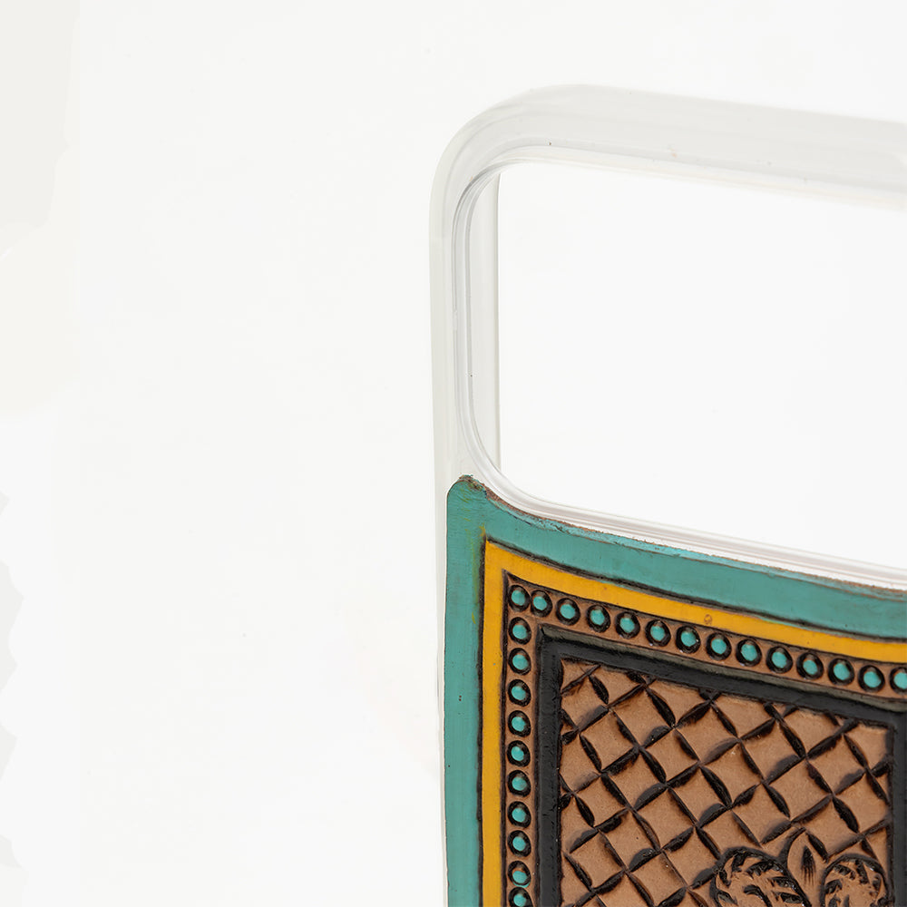 Myra Latticeforge Handtooled iPhone 17 Pro Mobile Case