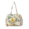 Myra Sunnyfield Cotton Diaper Bag in Ochre Fern