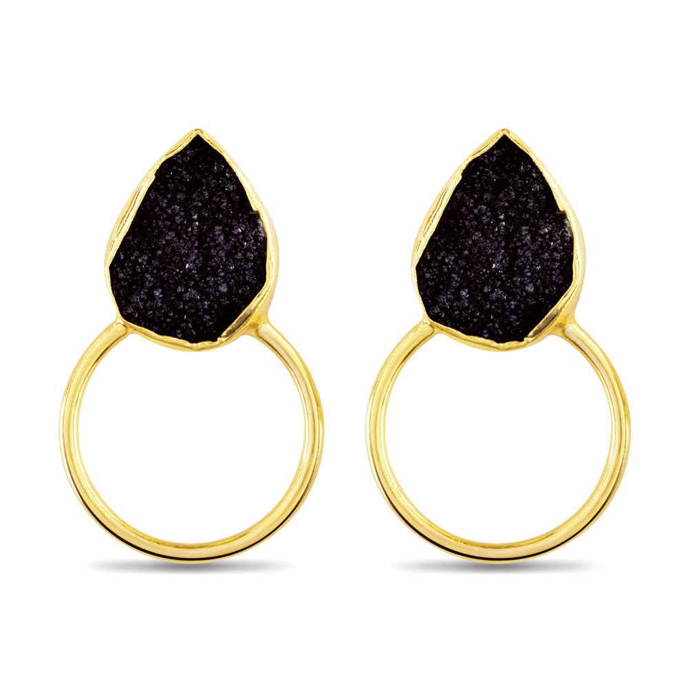 Night Magic Hoop Earrings