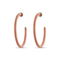 Foxy In Pink Hoop Earrings