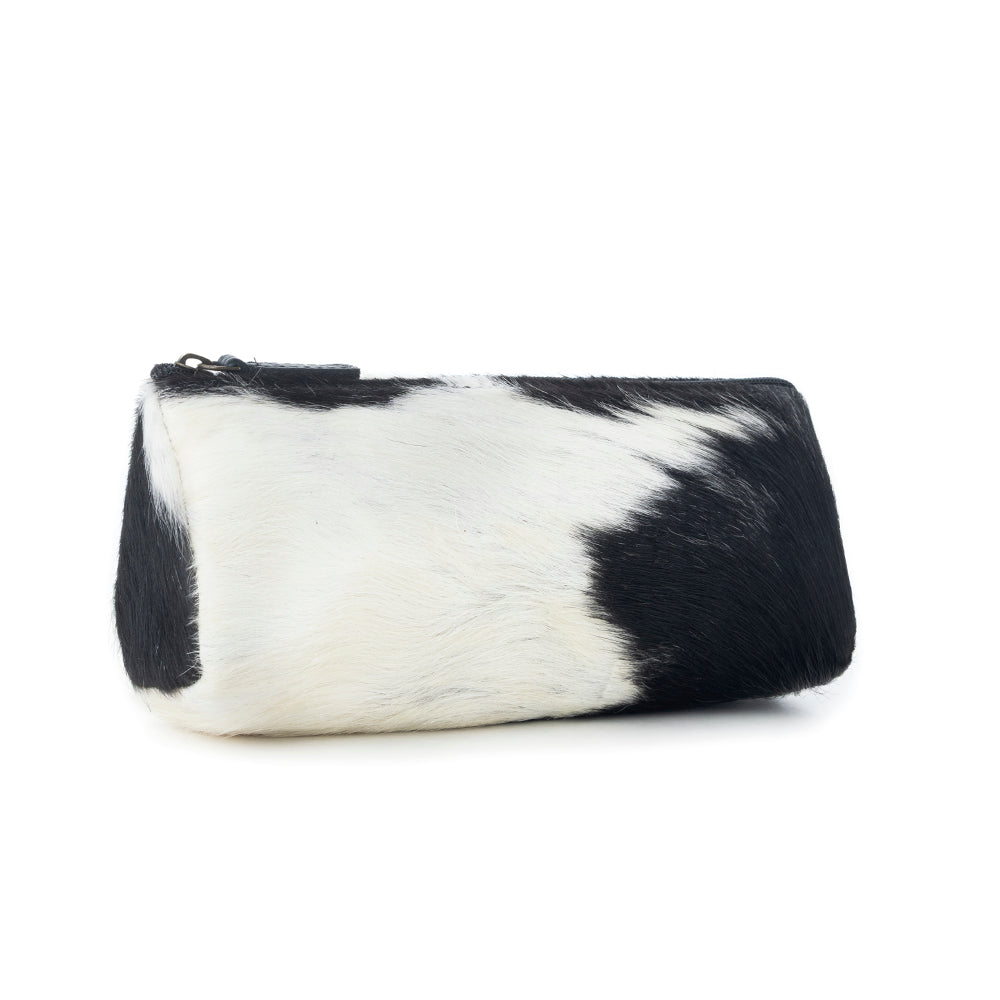 Myra Silky Slayer Multi Pouch with hairon and leather for travel use