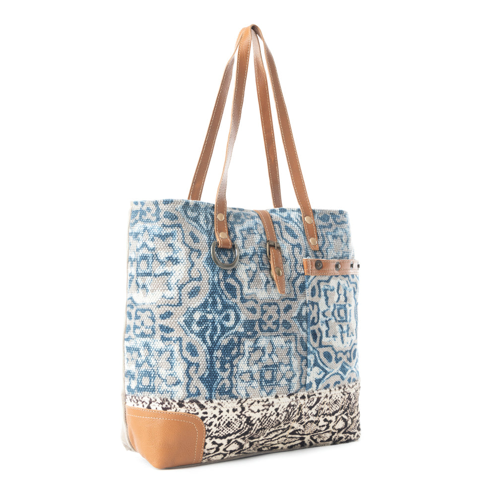 Tinted Indigo Tote Bag