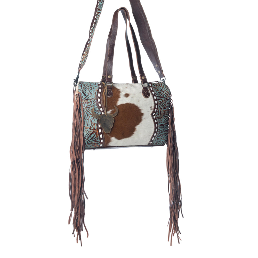 Dangle Wangle Leather & Hairon Bag