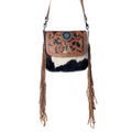 Brown Boughs  Hand-Tooled Bag