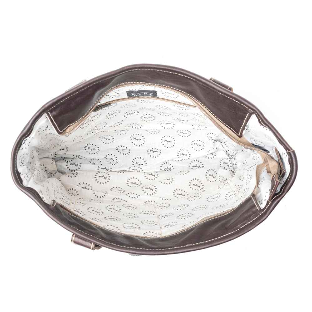 Fleur  Hand-Tooled Bag