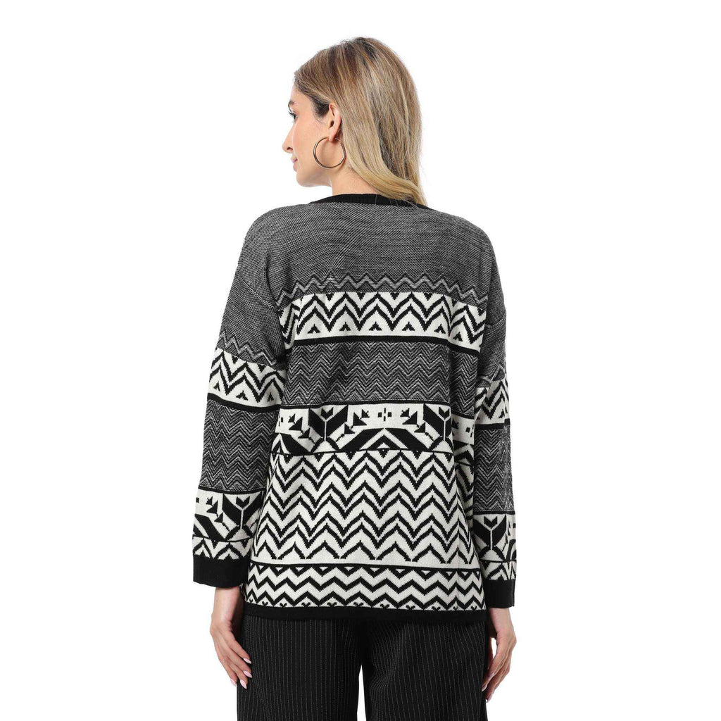 Shield Cardigan Sweater