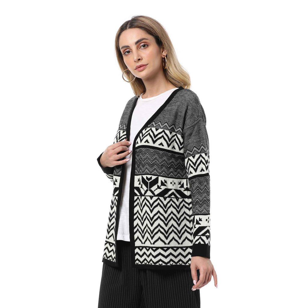 Shield Cardigan Sweater