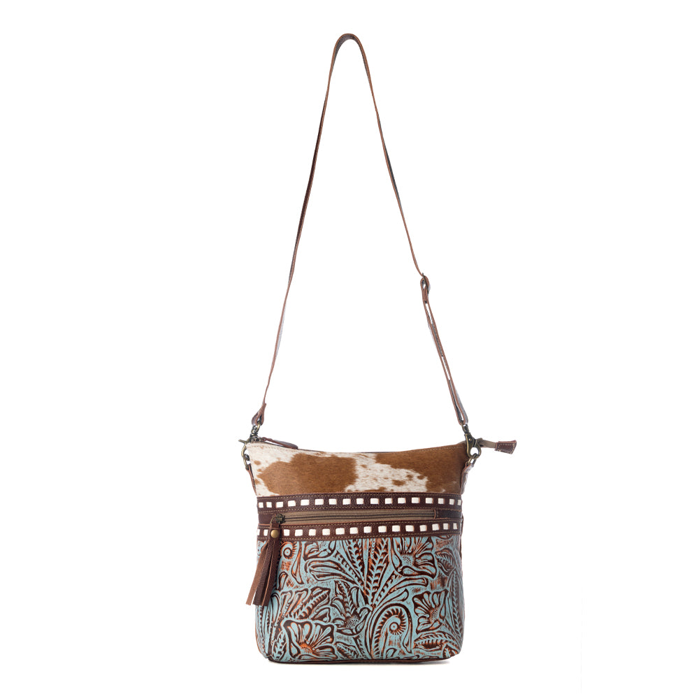 DELPHINE CANVAS & HAIRON BAG