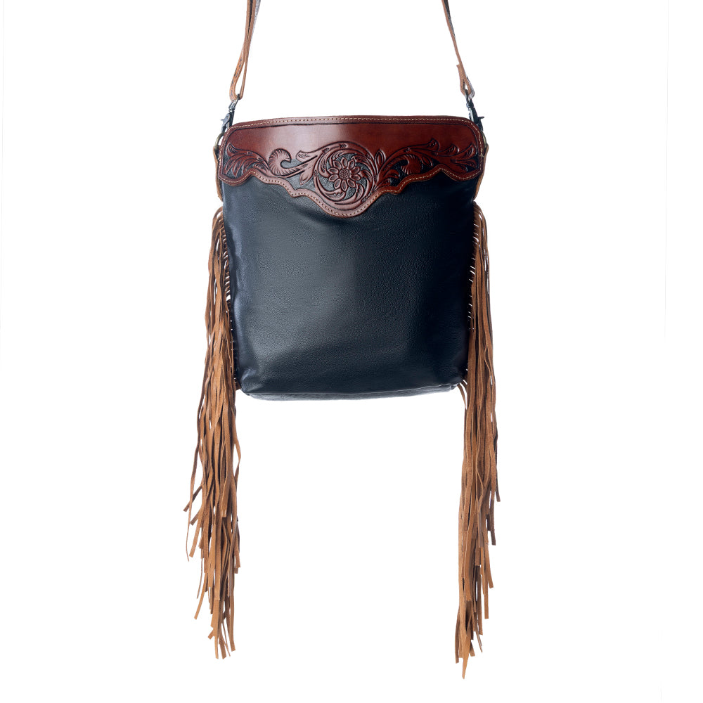 Blue moon Hand-Tooled Bag