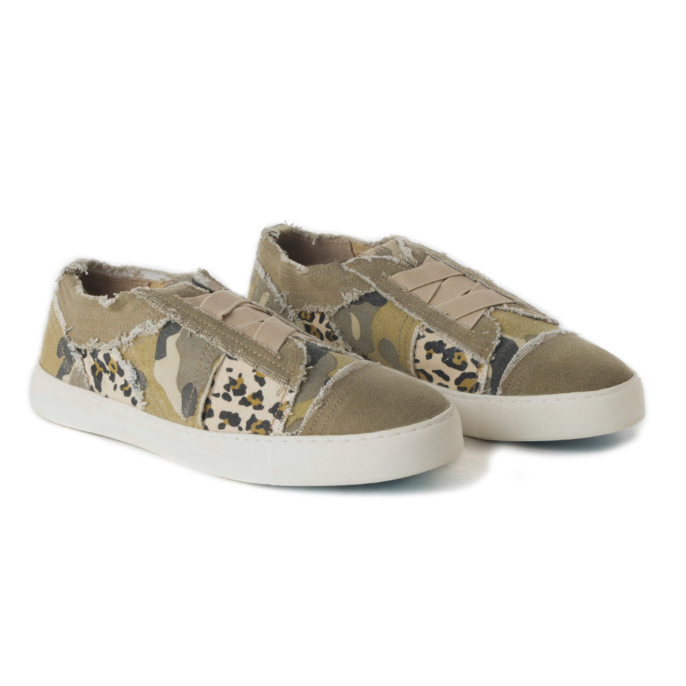 Women's comouflage and Leopard Sneaker