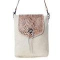 SMOKEY AZTECA LEATHER & HAIRON BAG
