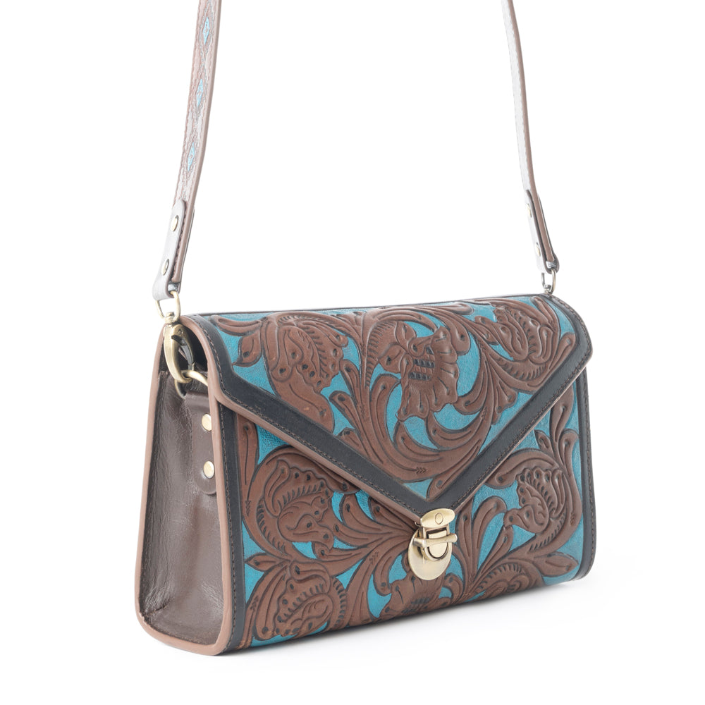 FANA HAND-TOOLED BAG