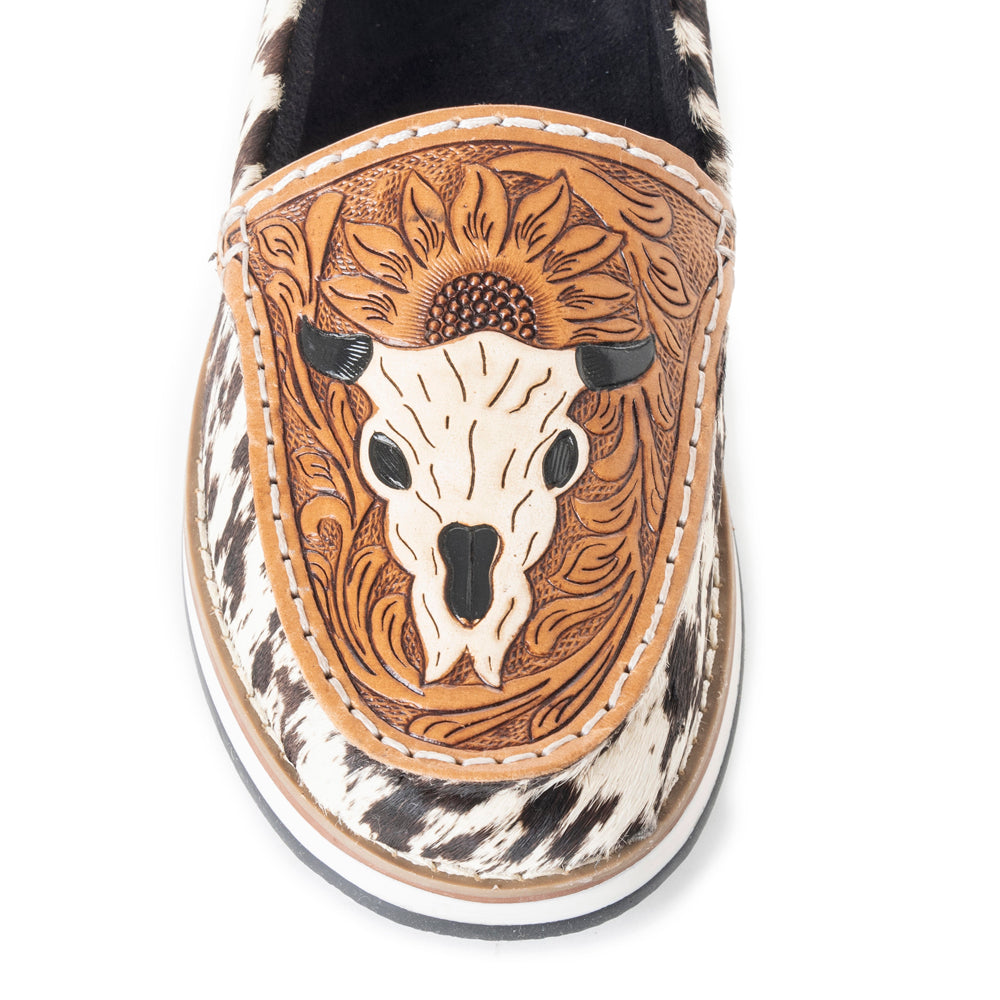Neutraun Western Hand-Tooled Sneakers