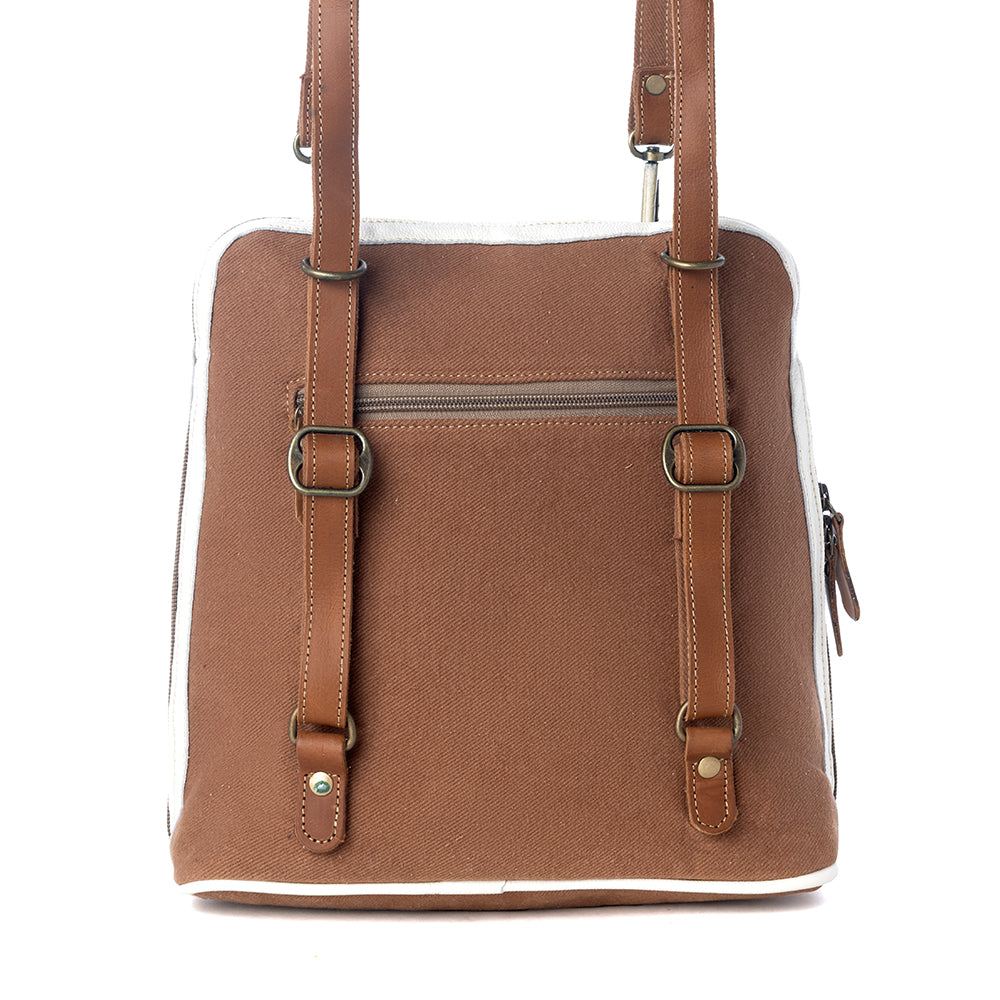 Prairie Grasslands Canvas and Hairon Backpack.