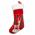 Happy Holiday Reindeer Stocking