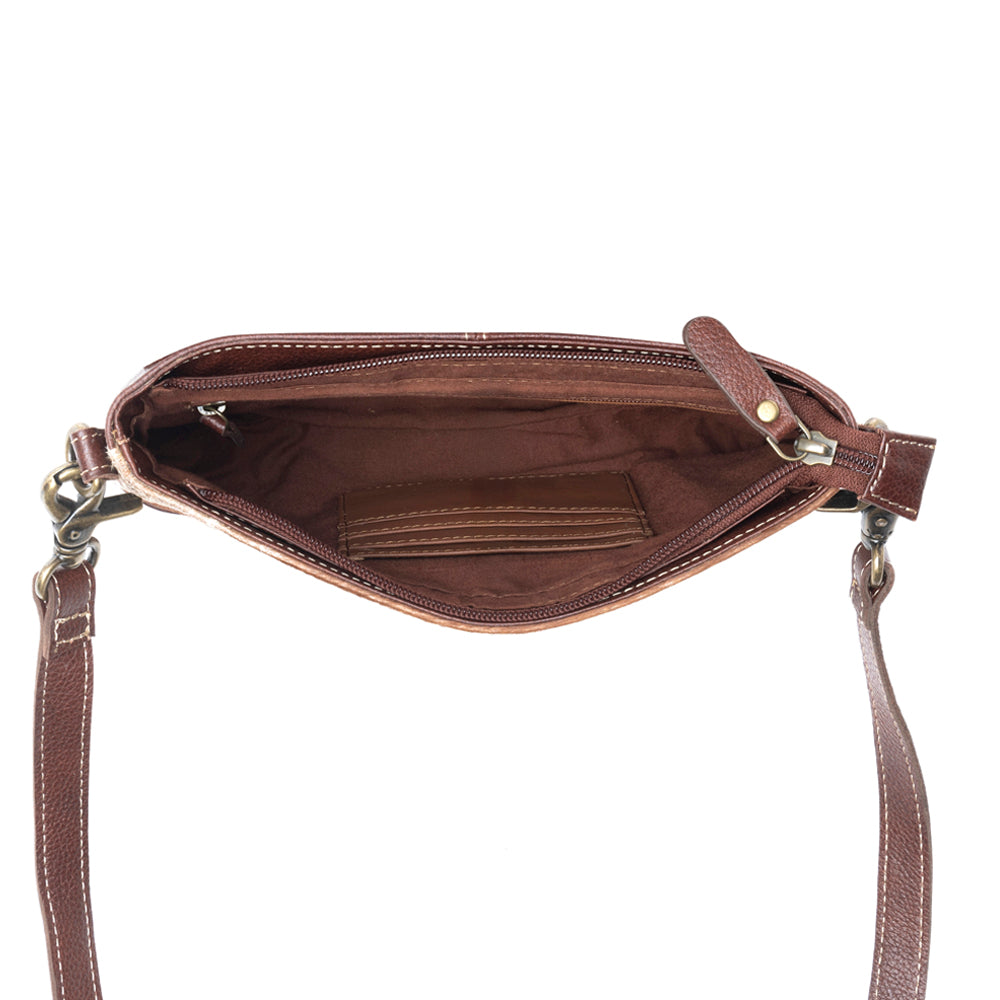 Ridge Morning Glory Leather & Hairon Bag