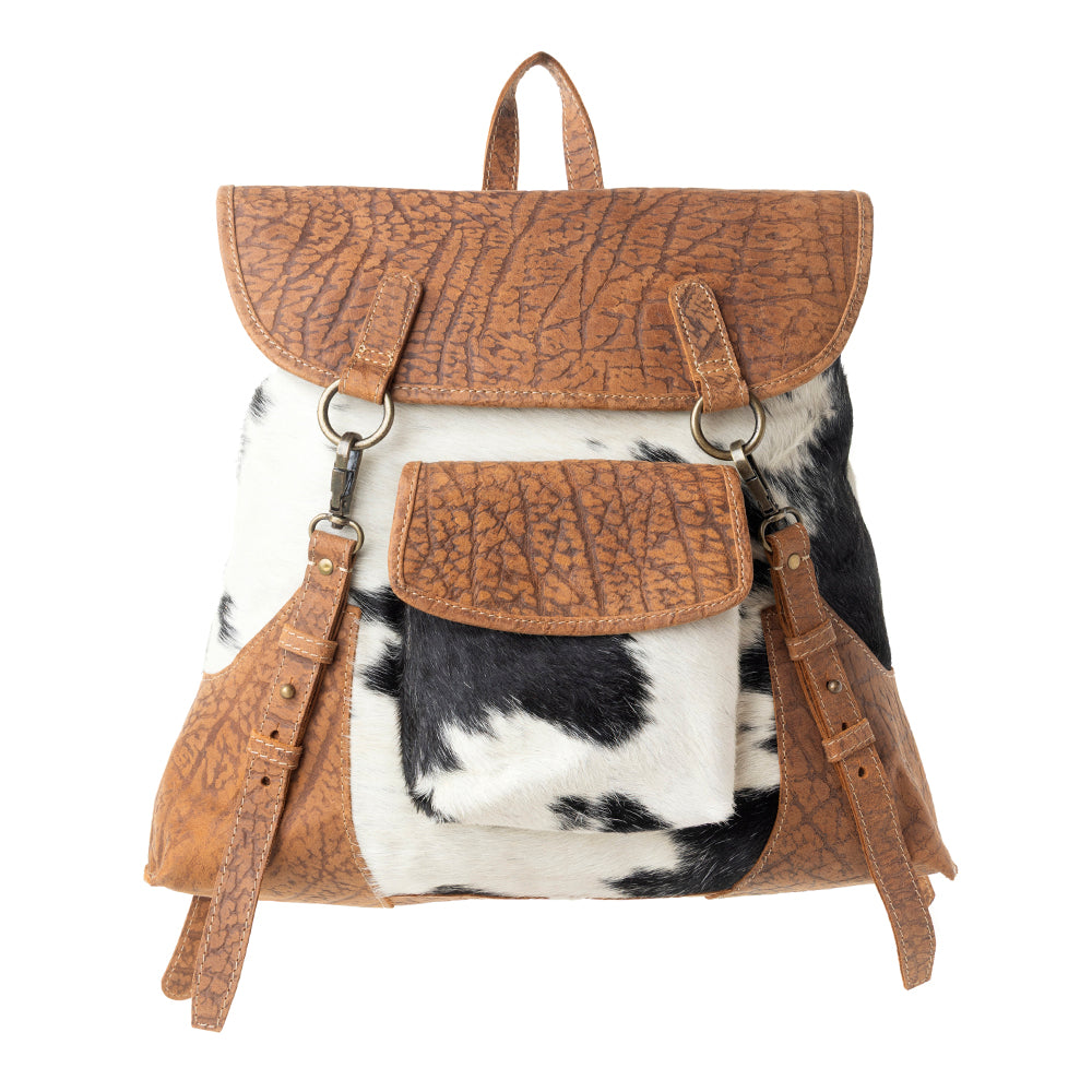 Stratford Trail Accent Leather Leather Hairon Bag