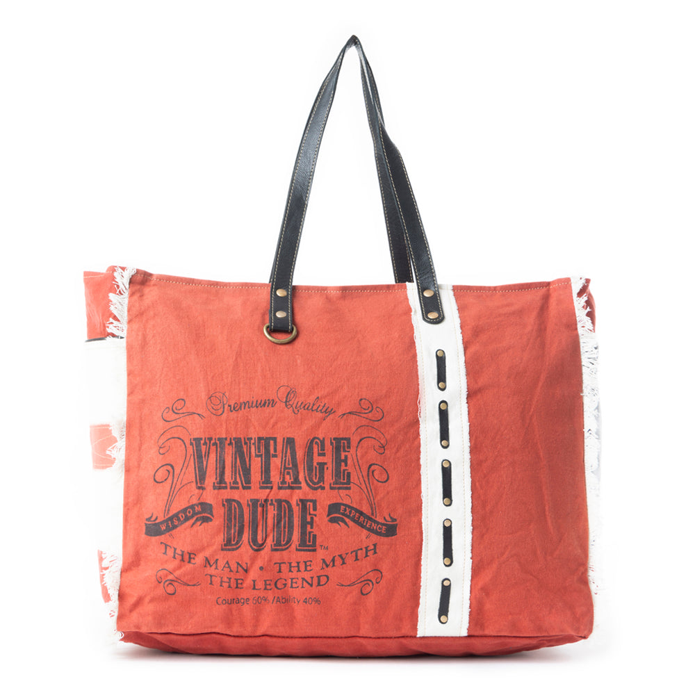 Western Vintage Weekender Bag