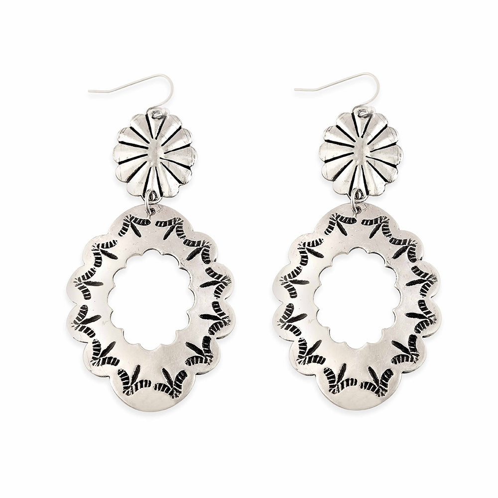Concho Medallion Earrings