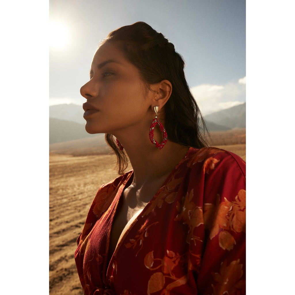 Sunset Bluff Beaded Earrings