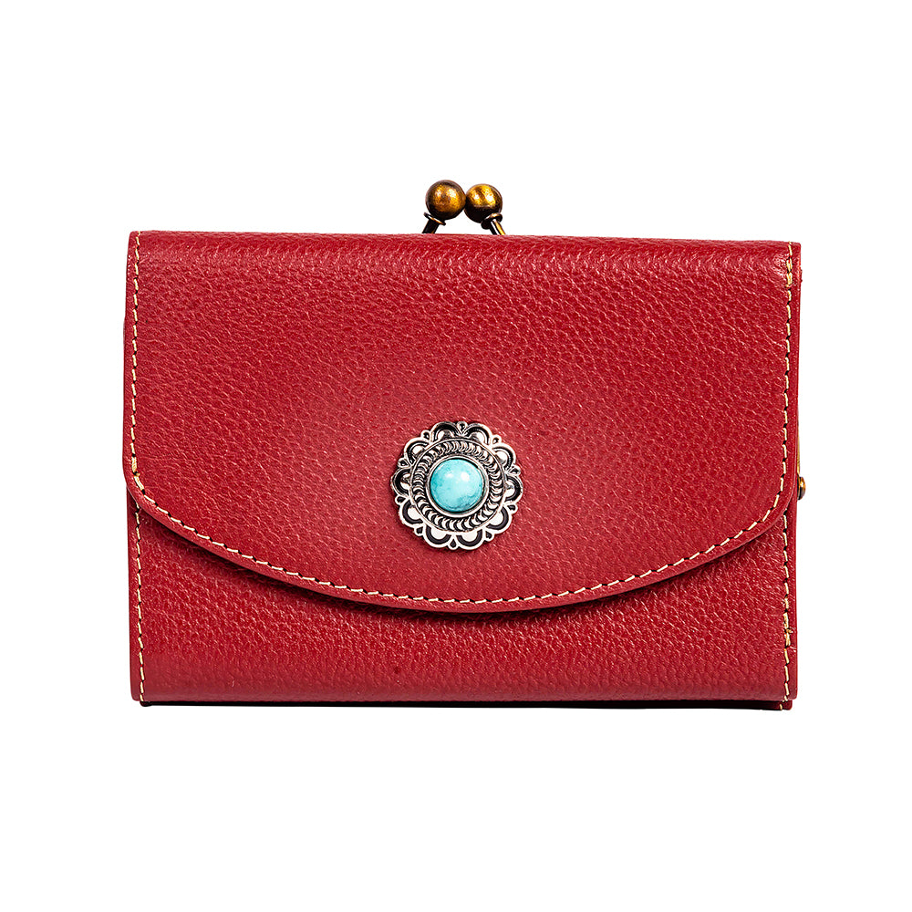 Gypsum Trail Coin Purse in Red