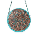 Cimarron Bluff Hand-tooled Round Bag