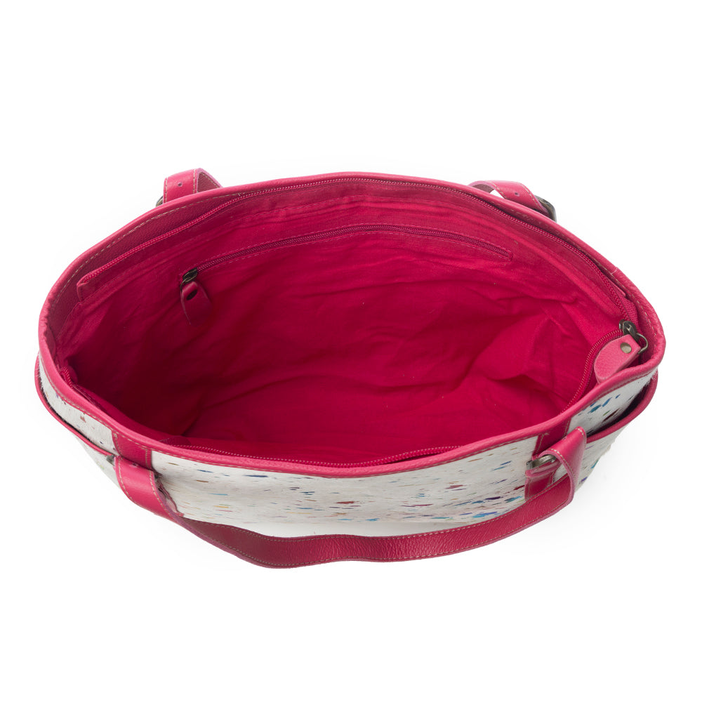 Rojo Ryders Leather & Hairon Bag