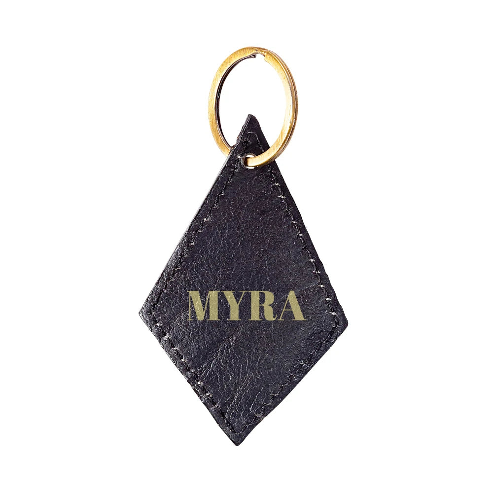 Diamond Trail Hand-tooled Key Fob