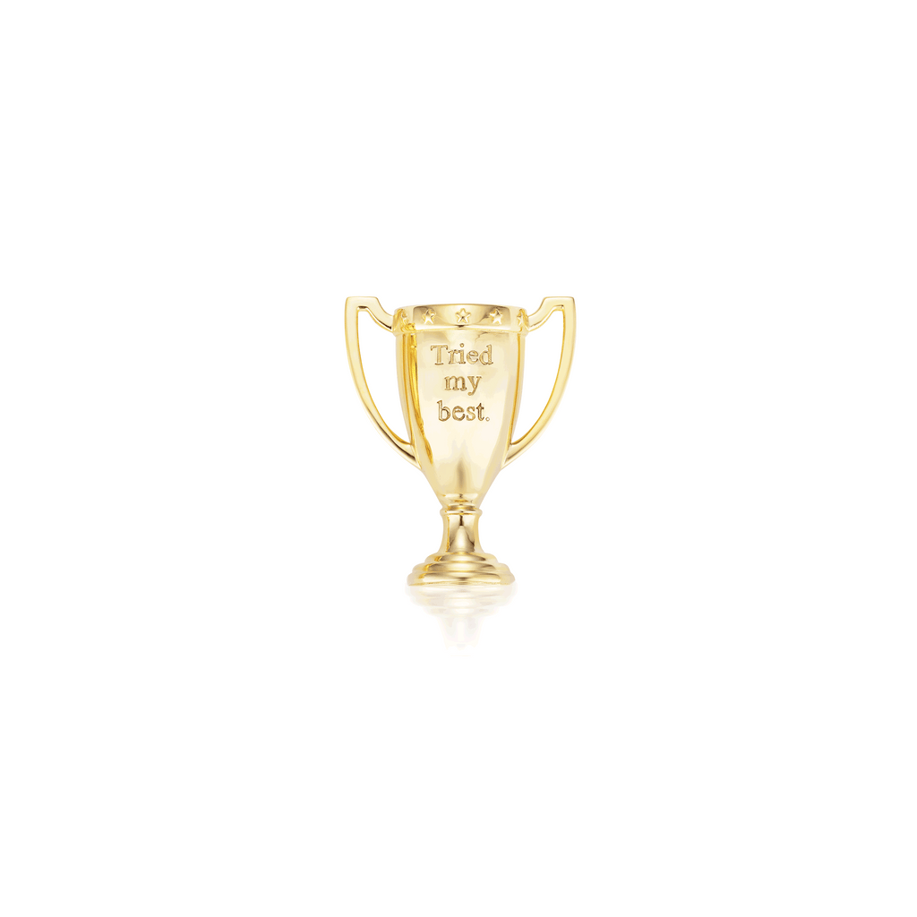 Small Gold Trophy Pendant