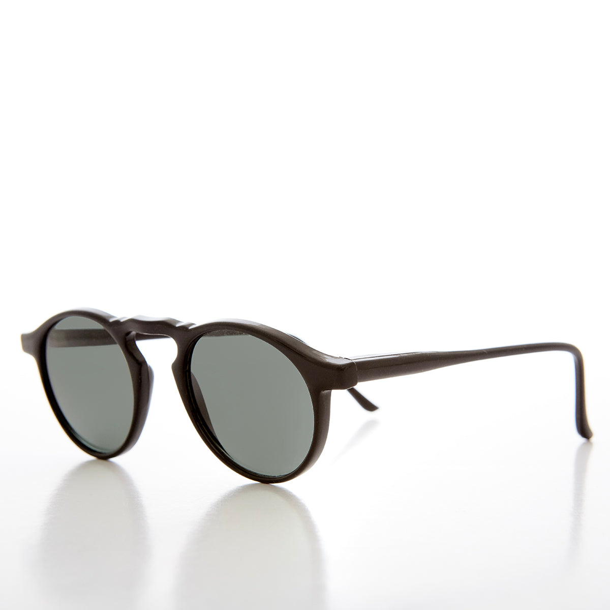 Round Acetate Horn Rim Sunglasses - Scripts