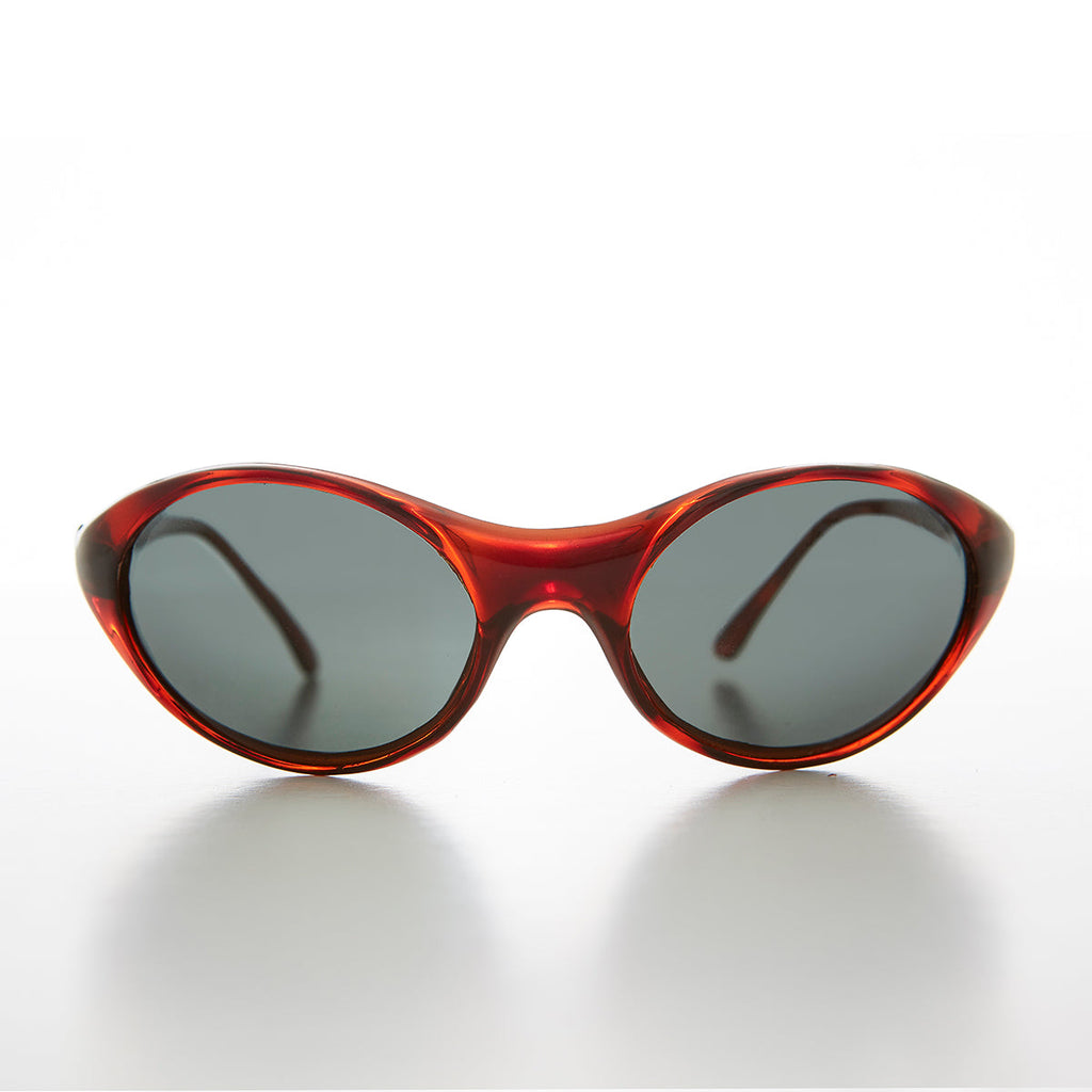 Bug Eye Goggle Wrap Vintage Sunglass - Skip