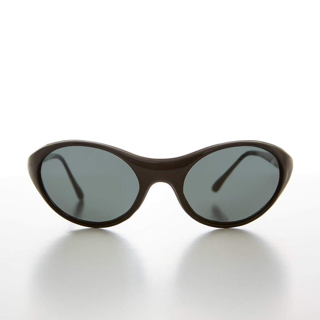 Bug Eye Goggle Wrap Vintage Sunglass - Skip