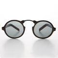 Round Motorbike Vintage Sunglass with Arched Bridge - Grant