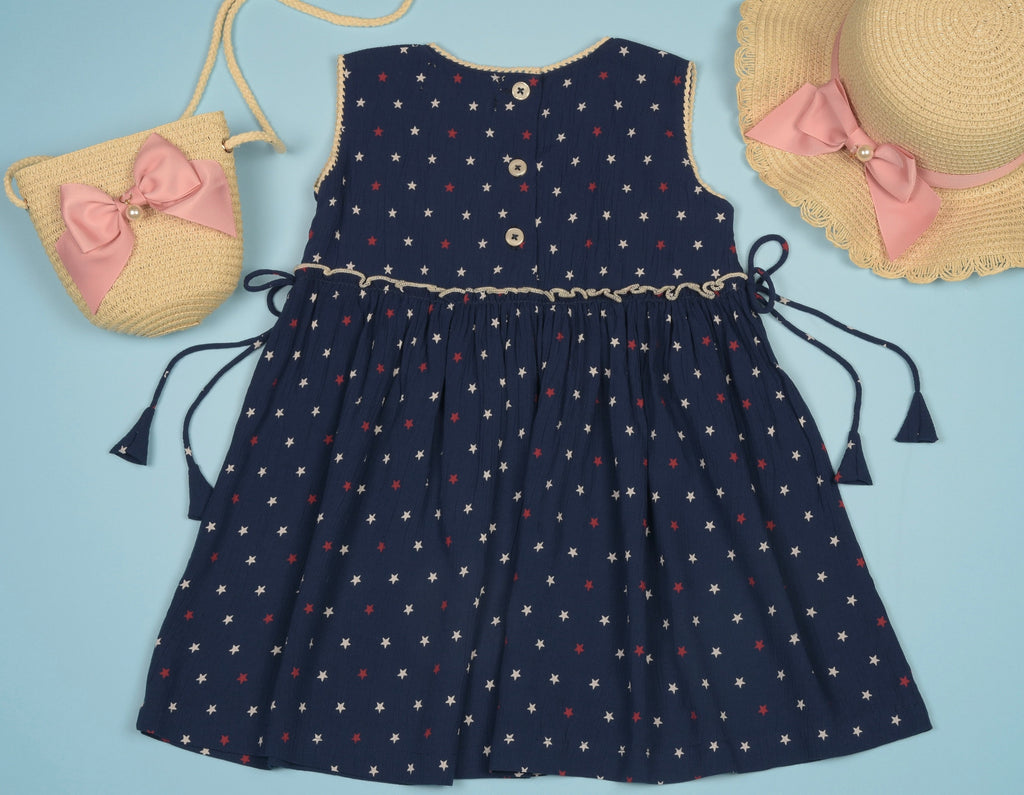 Blue Stars 4th of July Dress