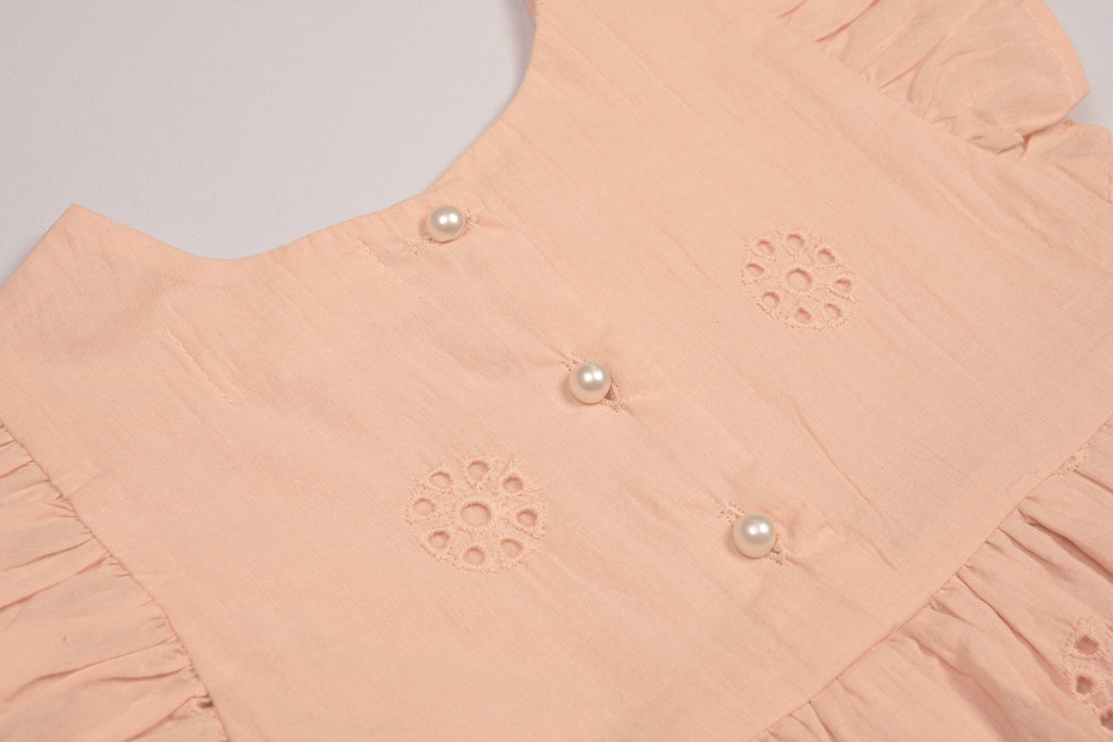 Embroidered Schiffli Romper