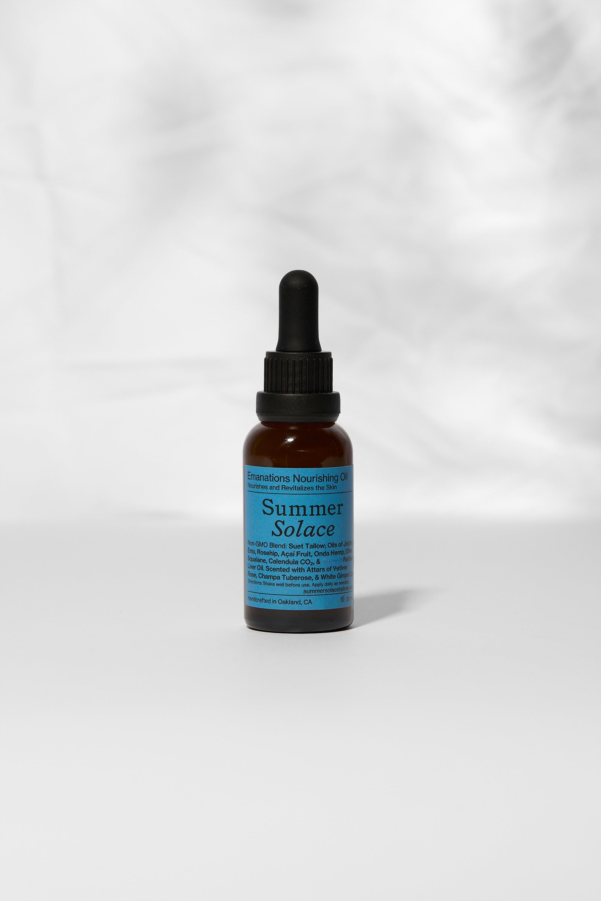 Emanations Profound Face Oil – Deeply Nourishing Tallow, Emu Oil, Champa, Tuberose & White Ginger Lily