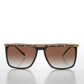 Gold Flat Top Hip Hop 80s Sunglass - Stomp