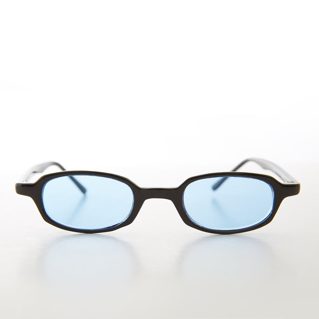 Micro Rectangle Black Sunglasses - Summers 2