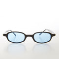 Micro Rectangle Black Sunglasses - Summers 2